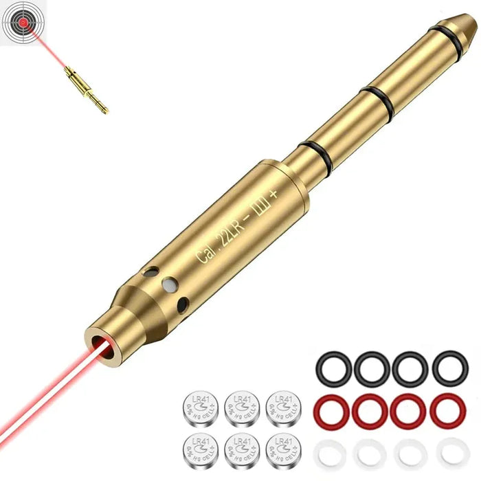 Cal.22 Laser Bore Sight .22LR Laser Boresighter 22 Laser Collimator for Rifle 22LR Laser Pointer ﻿