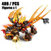 Experience a thrilling building adventure with the Lacatang Shop's New Phantom Ninja Dragon Ship Model. Crafted from non-toxic ABS bricks in vibrant red, orange, and black hues, this set features intricate details like flaming wings and a fiery tail. With 486 pieces and 1 figure included, it offers an engaging assembly process ideal for enthusiasts of compatible block toys. Perfect for creative kids who love exploring new construction challenges!