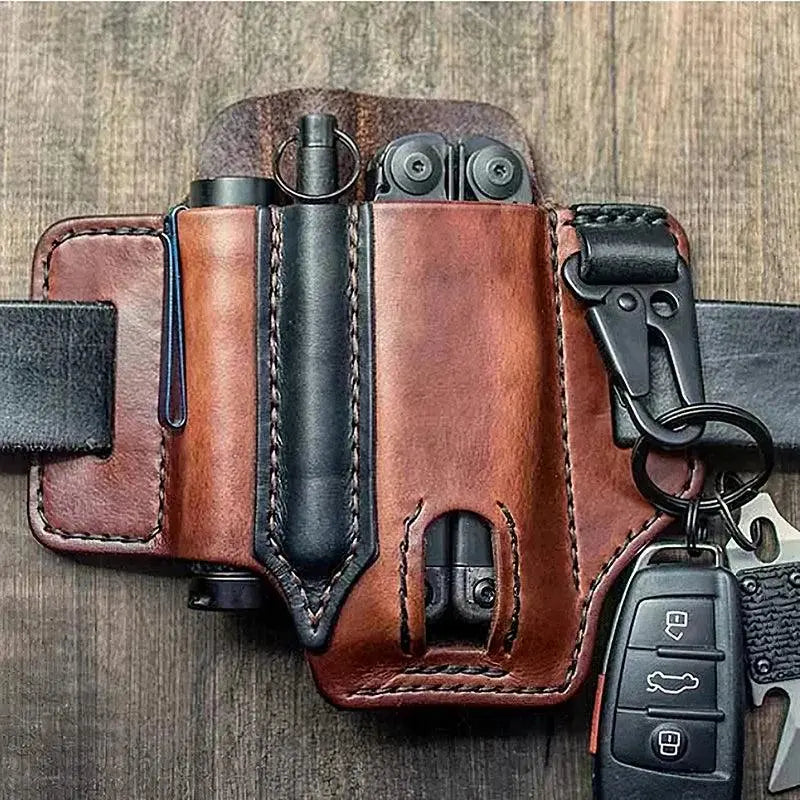 Professional Title: "Tactical Leather Multi-Tool Belt Bag for Outdoor Camping and Hunting" Professional Title: "Tactical Leather Multi-Tool Belt Bag for Outdoor   AliExpress Lacatang Shop 