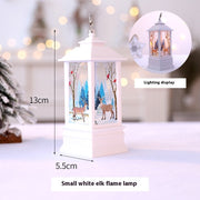 Christmas Portable Oil Lamp Santa Claus LED Night Lights for Indoor and Outdoor Use