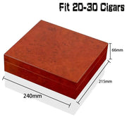 Cedar Wood Cigar Humidor Box Portable Travel Cigar Case W/ Humidifier Hygrometer Cigar Humidor Sigaren Box for Cigars