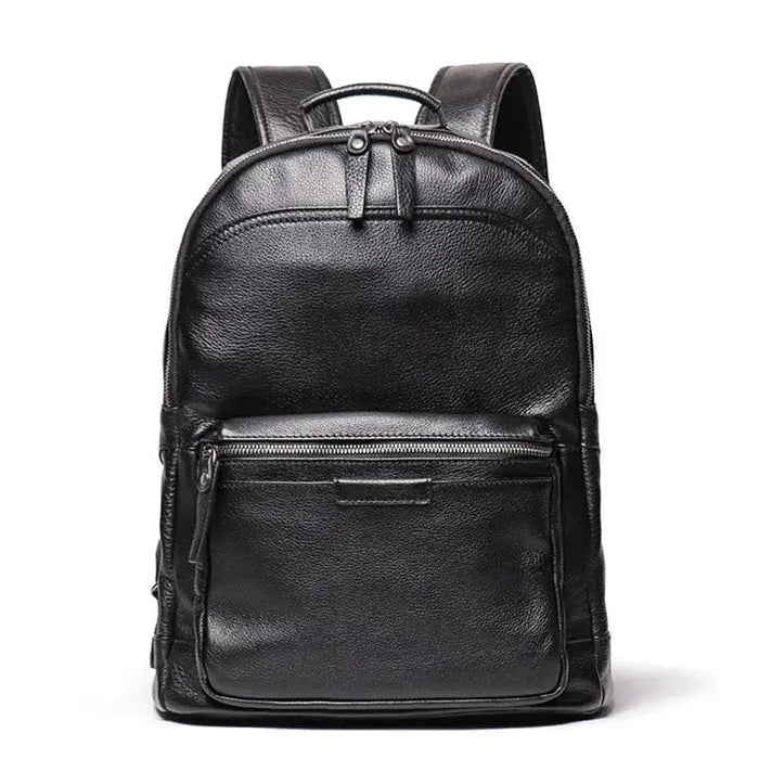 Genuine Leather Men Backpack 14 Inch Laptop Backpack Travel School Backpack Male Fashion Backpack Brown Cowhide Backpack Genuine Leather Men's 14 Laptop Travel School Backpack - Brown  AliExpress Lacatang Shop 