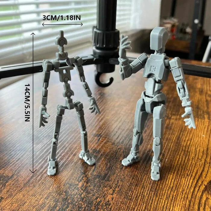 Multi-Jointed Movable Shapeshift Robot 2.0 3D Printed Mannequin Dummy 13 Action Figures Toys Kids Adults Parent-children Games - Lacatang Shop