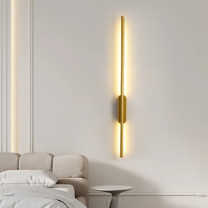 80cm 60cm Strip LED Living Room Wall Light - Modern Nordic Elegance