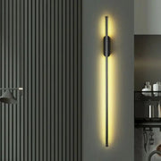 80cm 60cm Strip LED Living Room Wall light Modern Nordic Sofa background Full copper Bedroom Bedside wall light AC85 - 265V - Lacatang Shop