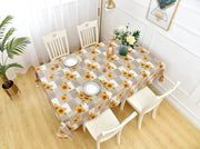 Indoor Outdoor Patio Premium Vinyl Rectangular Tablecloth, Flannel Backing, Spill Proof Wipeable Cover for Dining Table, Sunflowers Pattern, for Tables up to 60 X 84 Inch 

Spill-Proof Sunflowers Tablecloth for 60 x 84 Inch Tables - Ideal for Indoor/Outdoor Dining  AliExpress Lacatang Shop 