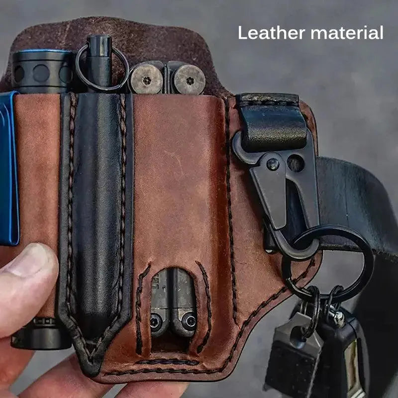 Professional Title: "Tactical Leather Multi-Tool Belt Bag for Outdoor Camping and Hunting" 

Tactical Leather Multi-Tool Belt Bag for Campers & Hunters | Essential Gear  AliExpress Lacatang Shop 