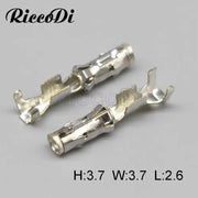50-500Pcs DJ223-2.5B 2.5Mm Brass Tin Plated Automotive Terminal Connector Plug Socket