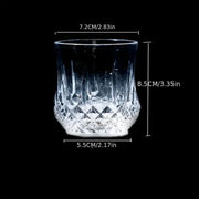 New Colorful Glowing Cup Pour Water and It Lights up Inductive Pineapple Cup KTV Bar Color Changing Beer Cup 200Ml