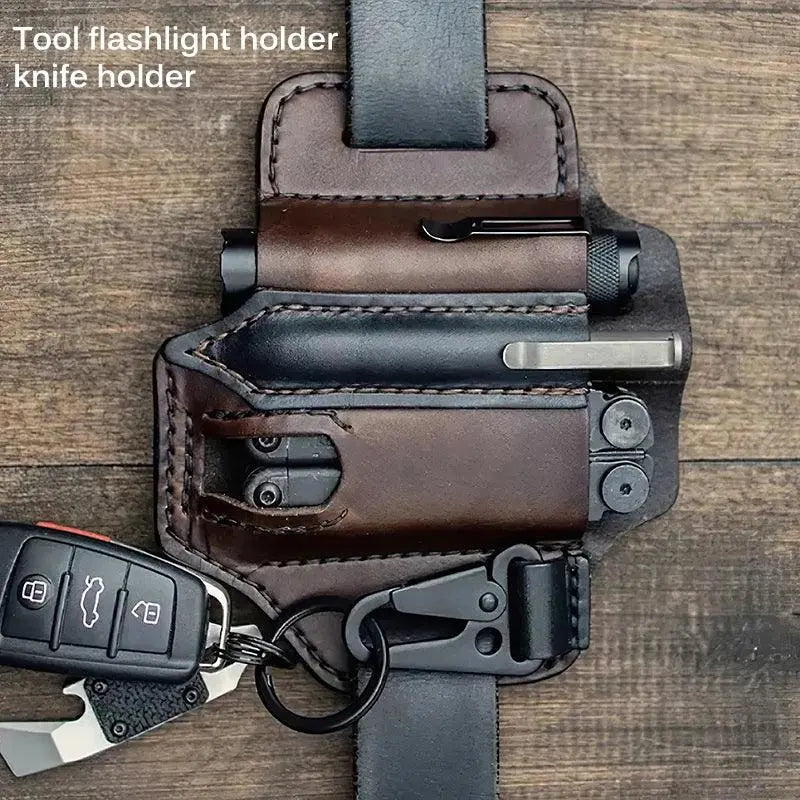 Professional Title: "Tactical Leather Multi-Tool Belt Bag for Outdoor Camping and Hunting" Professional Title: "Tactical Leather Multi-Tool Belt Bag for Outdoor   AliExpress Lacatang Shop 