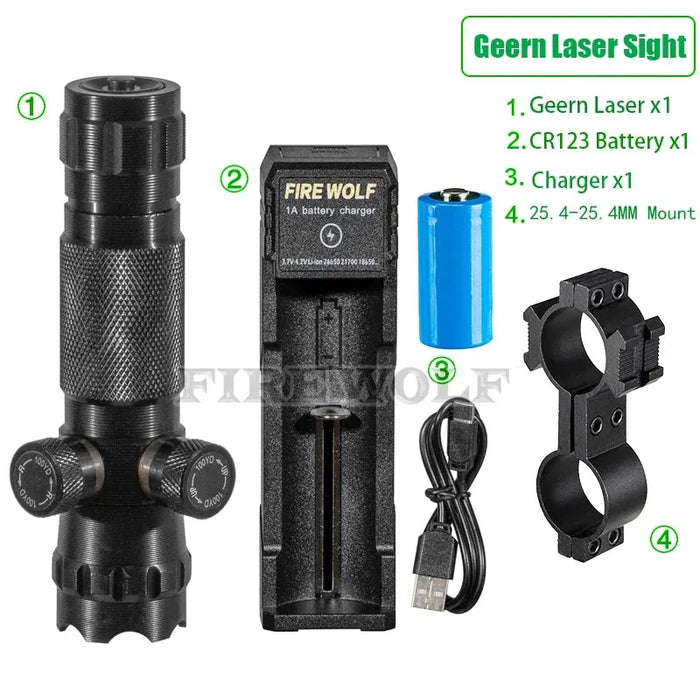 CX Laser Pointer Pen Green Laser Can Be Adjusted Up Down Left Right Infrared Set Sight Calibrator Hand-adjusted Laser Pointer