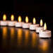 10/5Pcs Flickering LED Candle Battery Powered Flashing Light Flameless Candles Birthday Wedding Party Romantic Decoration Lamp - Lacatang Shop