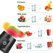 Portable Blender Cup,Electric USB Juicer Blender,Mini Blender Portable Blender for Shakes and Smoothies, Juice,380Ml, Six Blades Great for Mixing, Portable  Cup,Electric USB Juicer ,Mini  Portable   AliExpress Lacatang Shop 