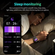 Original Men Smartwatch Flashlight Bluetooth Call Fitness Clock IP68 Waterproof Sports Men for Android IOS Smart Watch 2025 New