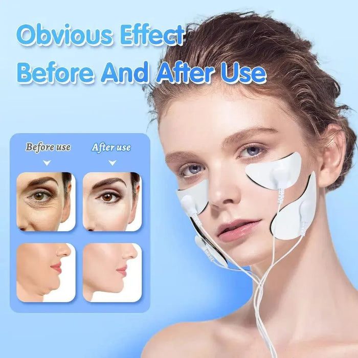 Massager for Face Ems Facial Massager Lifting Microcurrent V-Face Double Chin Remover Neck Lift Skin Tightening Anti-Wrinkle Massager for Face Ems Facial Massager Lifting Microcurrent V-Face   Lacatang Shop Lacatang Shop 