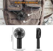 Portable Handheld Fan with 4400mAh Rechargeable Battery, Long Working Time - Ideal for Outdoor Activities Portable Handheld Fan with 4400mAh Rechargeable Battery, Long Working   AliExpress Lacatang Shop 