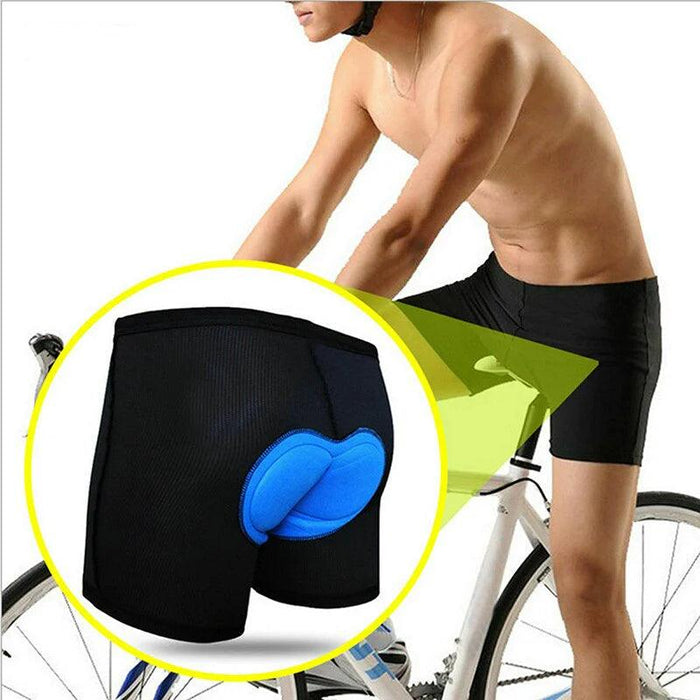 Men Women Cycling Shorts Bicycle Bike Underwear Pants with Sponge Gel 3D Padded - Lacatang Shop