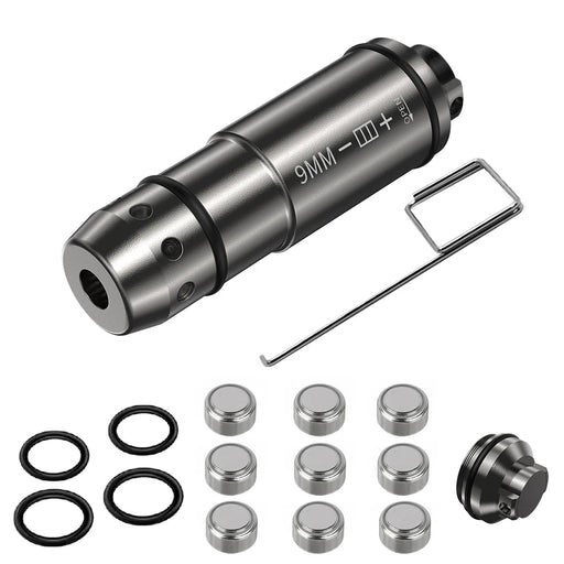 9mm Red Dot Laser Training Cartridge - Long Link Dry Fire Laser Trainer Bullet - Lacatang Shop