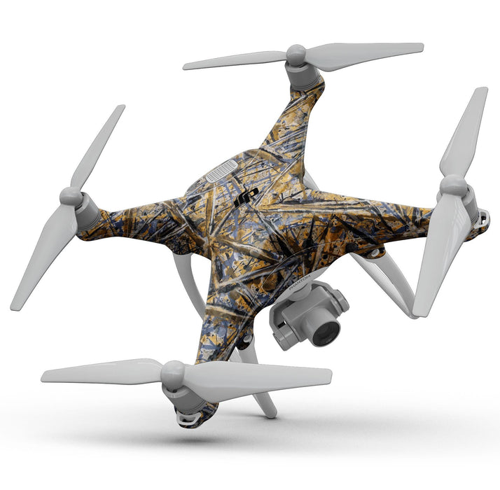 Abstract Wet Paint v4 - Full-Body Skin Kit for the DJI Phantom 4 Drone - Lacatang Shop