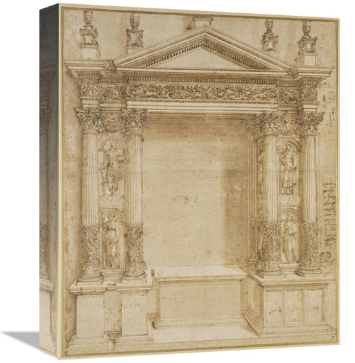 Global Gallery GCS-453954-16-142 16 in. Design for an Altar, CA. 1 - Lacatang Shop