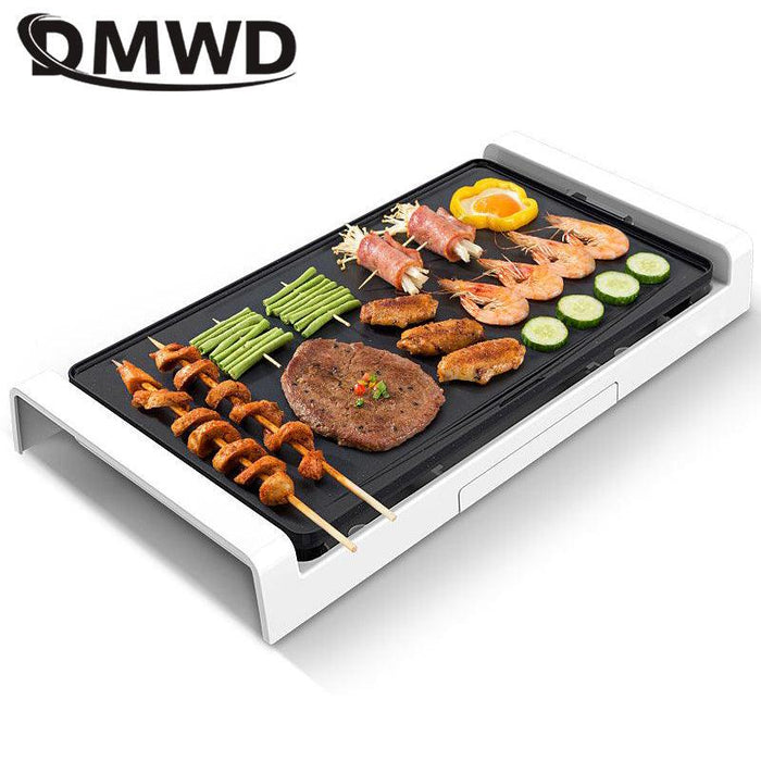 Dmwd 1800w 220v Household Smokeless Barbecue Machine Non-stick Party - Lacatang Shop