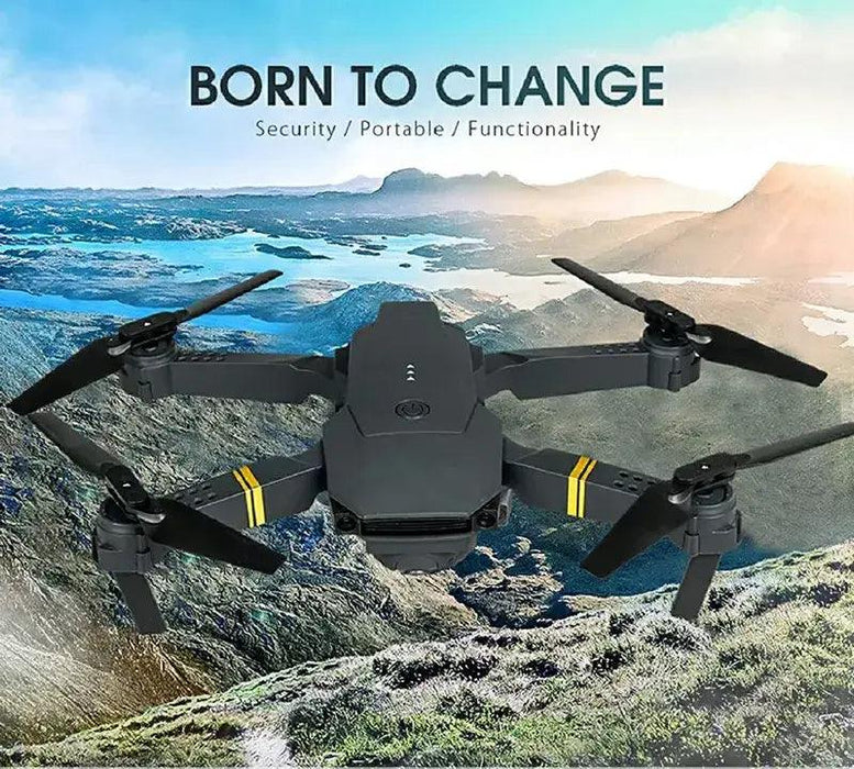 Foldable Quadcopter Drone 720P/1080P/4k HD RC - Lacatang Shop