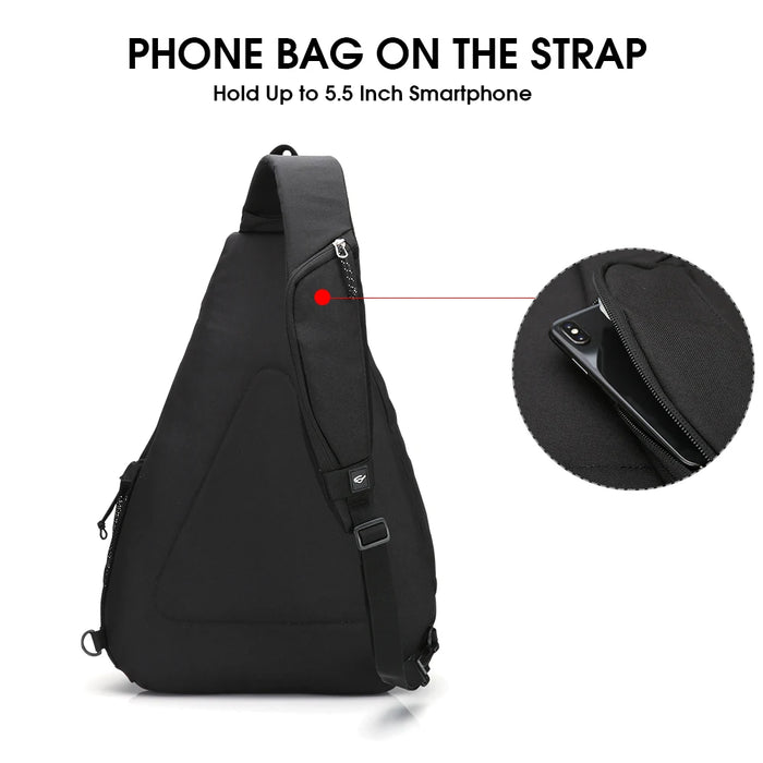 OIWAS One Strap Bag for Men's Travel Sling Bags Leisure School Bolsa Waterproof Crossbody Shoulder Bags For Boy Belt Pack School OIWAS One Strap Bag for Men's Travel Sling Bags Leisure School Bolsa   Lacatang Shop Lacatang Shop 