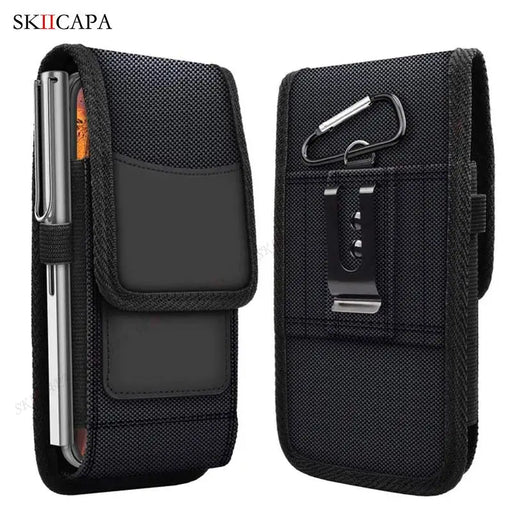 Oxford Cloth Leather Waist Pouch for Samsung S24 Ultra Plus with Belt Clip - Holster Bag for Galaxy A15, A05S, A05, A25 - Lacatang Shop