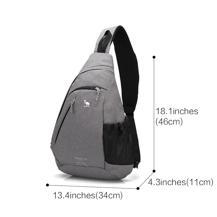 OIWAS One Strap Bag for Men's Travel Sling Bags Leisure School Bolsa Waterproof Crossbody Shoulder Bags For Boy Belt Pack School OIWAS One Strap Bag for Men's Travel Sling Bags Leisure School Bolsa   Lacatang Shop Lacatang Shop 