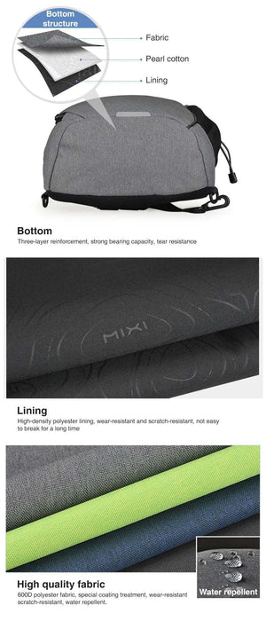 Mixi Men One Shoulder Backpack Women Sling Bag Crossbody USB Boys Cycling Sports Travel Versatile Fashion Student School Mixi Men One Shoulder Backpack Women Sling Bag Crossbody USB Boys   Lacatang Shop Lacatang Shop 