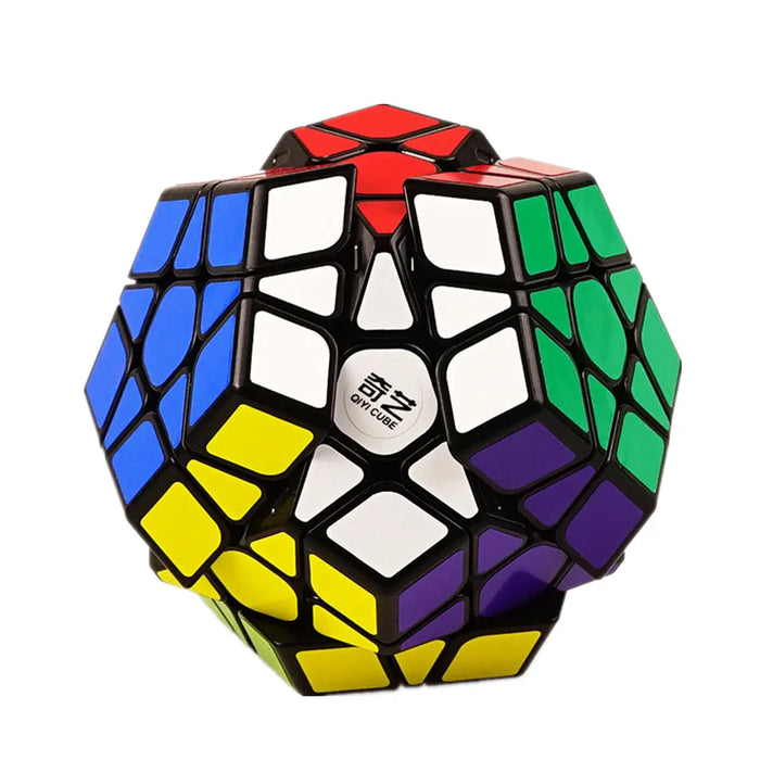 QIYI Speed Megaminx Puzzle Cube - 12-Sided Stickerless Educational Toy for Kids