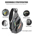 Mixi Men One Shoulder Backpack Women Sling Bag Crossbody USB Boys Cycling Sports Travel Versatile Fashion Bag Student School Mixi One Shoulder Sling Backpack: Crossbody, USB, Versatile Travel Bag  Lacatang Shop Lacatang Shop 