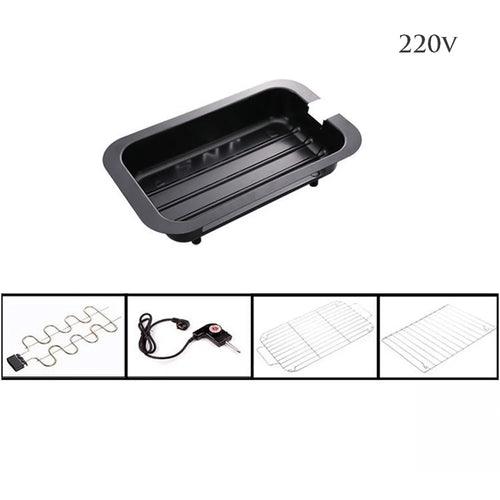 DMWD 220V Double Layers Multi-purpose Carbon Electric Grill Smokeless - Lacatang Shop