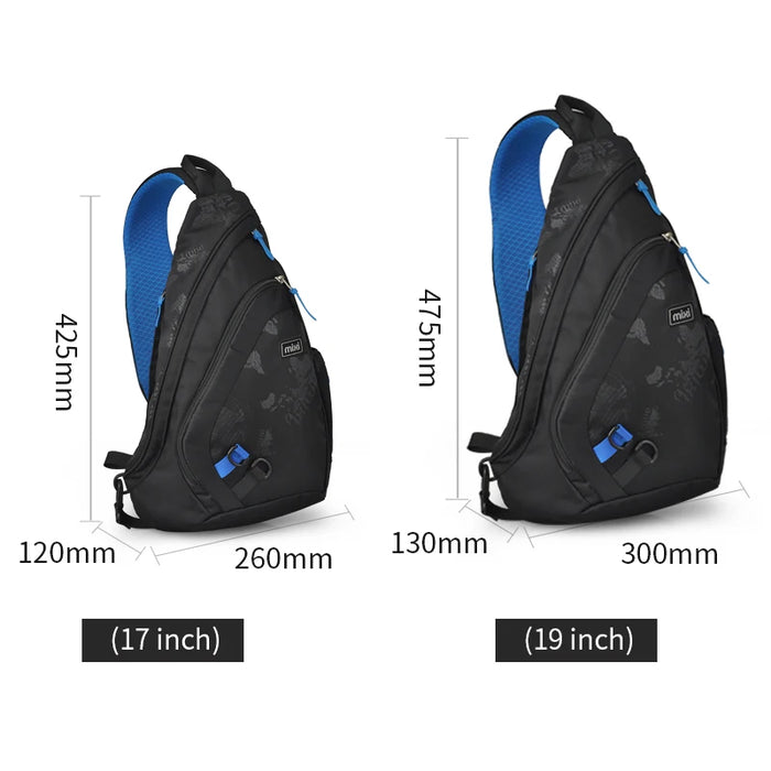 Mixi Fashion Backpack for Men One Shoulder Chest Bag Male Messenger Boys College School Bag Travel Causal Black 17 19 inch Mixi Fashion Backpack for Men One Shoulder Chest Bag Male Messenger   Lacatang Shop Lacatang Shop 