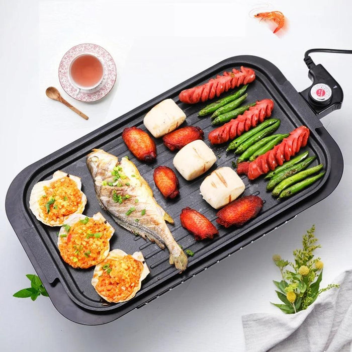 DMWD 220V Double Layers Multi-purpose Carbon Electric Grill Smokeless - Lacatang Shop