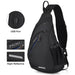 Mixi Men One Shoulder Backpack Women Sling Bag Crossbody USB Boys Cycling Sports Travel Versatile Fashion Bag Student School Mixi One Shoulder Sling Backpack: Crossbody, USB, Versatile Travel Bag  Lacatang Shop Lacatang Shop 