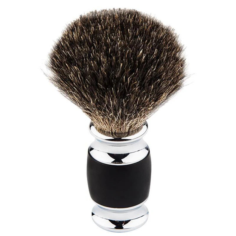 Handmade Badger Hair Shaving Brush - Silvertip Brush for Shaving Razor Tool