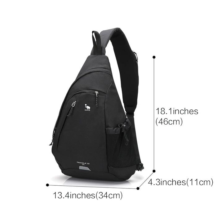 OIWAS One Strap Bag for Men's Travel Sling Bags Leisure School Bolsa Waterproof Crossbody Shoulder Bags For Boy Belt Pack School OIWAS One Strap Bag for Men's Travel Sling Bags Leisure School Bolsa   Lacatang Shop Lacatang Shop 