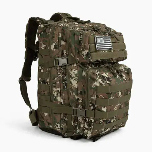 Tactical 45L Molle Rucksack Backpack Tactical 45L Molle Rucksack Backpack - Lacatang Shop Backpacks Black Lavender Lacatang Shop 