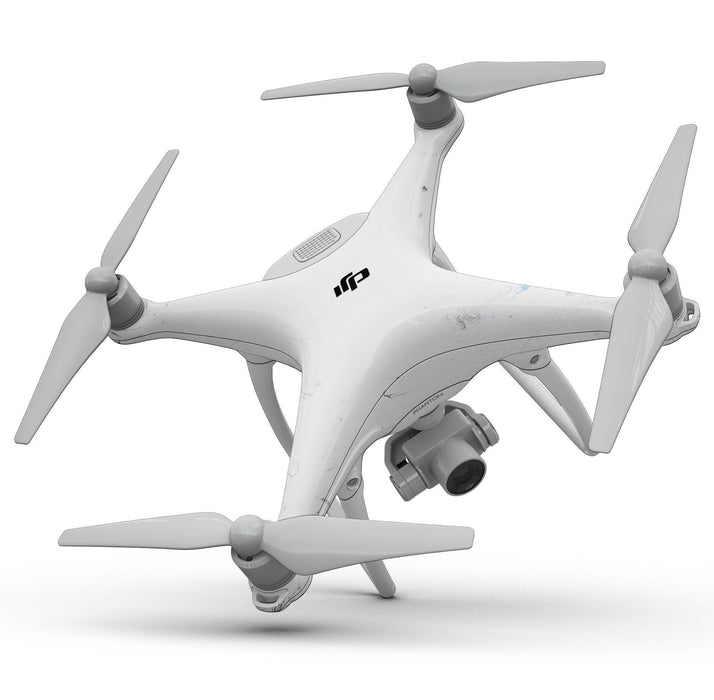 Marbleized Light Gray - Full-Body Skin Kit for the DJI Phantom 4 Drone - Lacatang Shop