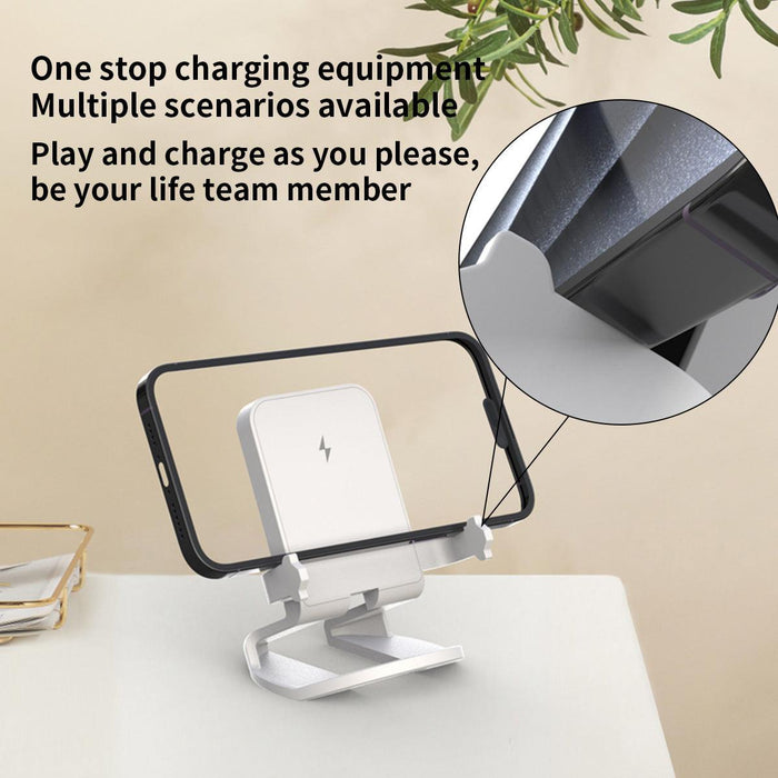 Wireless Charger 15W Suitable for iPhone Wireless Fast Charging Horizontal Vertical Dual-Purpose Phone Holder Desktop base - Lacatang Shop