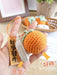 Good Thing Happening Doll Pendant Doll Handmade Woven Keychain Lucky Persimmon Schoolbag Bag Charm Key Chain - Lacatang Shop