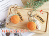 Good Thing Happening Doll Pendant Doll Handmade Woven Keychain Lucky Persimmon Schoolbag Bag Charm Key Chain - Lacatang Shop