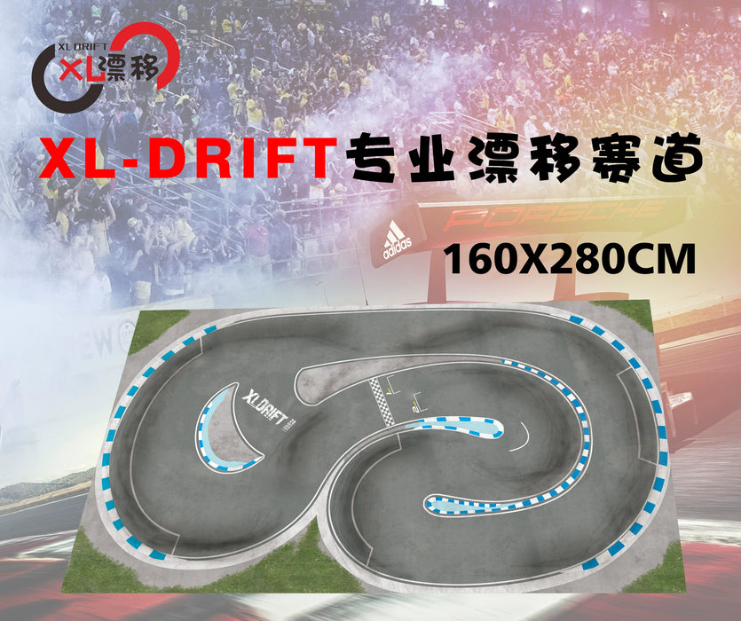 Jingshang Mini Drift Racing Track Professional PVC Play Map