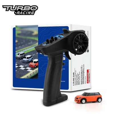 Turbo1/76 Miniature RC Remote Control Electric Sports Car C71 C72 C73 Simulation Toyota Mini Desktop Remote Control Car