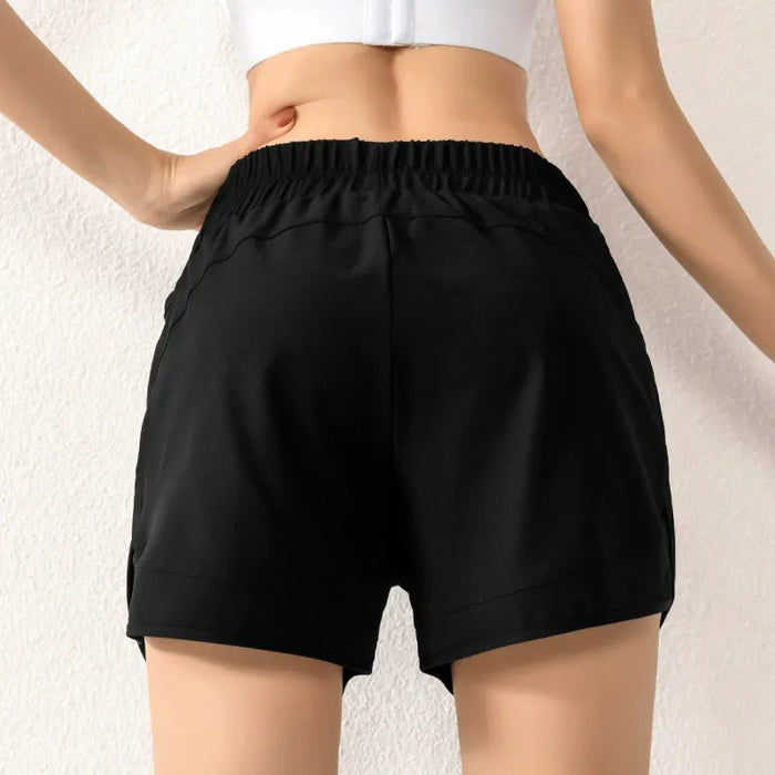 Peak Women's Fitness Yoga Shorts Summer Quick-Drying High Waist Hip Lift Casual Basketball Training Anti-Exposure Short Pants