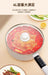 Multi-Functional Electric Frying Pan For Home Flats Pancake Maker Ceramic Glaze Non-Stick Pan All-in-One Pot Small Plug Electric Frying Pan Student - Lacatang Shop