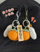 Good Thing Happening Doll Pendant Doll Handmade Woven Keychain Lucky Persimmon Schoolbag Bag Charm Key Chain - Lacatang Shop