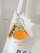 Good Thing Happening Doll Pendant Doll Handmade Woven Keychain Lucky Persimmon Schoolbag Bag Charm Key Chain - Lacatang Shop