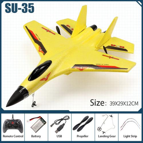 Rc Foam Aircraft Su-35 Plane 2.4g Radio Control Glider Remote Control - Lacatang Shop